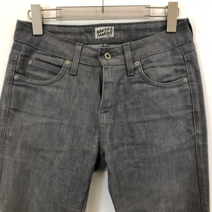 [SOLD OUT] 네이키드앤페이머스 그레이 셀비지데님 28-29