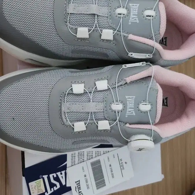 [BUNJANG] Everlast Gray/Pink Dial Sneakers / 에버라스트 다이얼 운동화 그레이/핑크 새상품