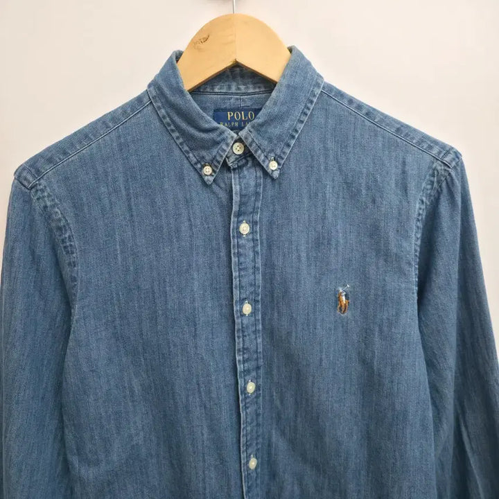[SOLD OUT] [S] 폴로 랄프로렌 데님 셔츠 신형 큐알택