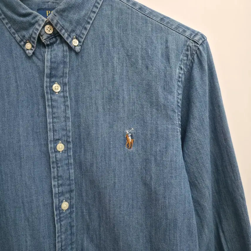 [SOLD OUT] [S] 폴로 랄프로렌 데님 셔츠 신형 큐알택
