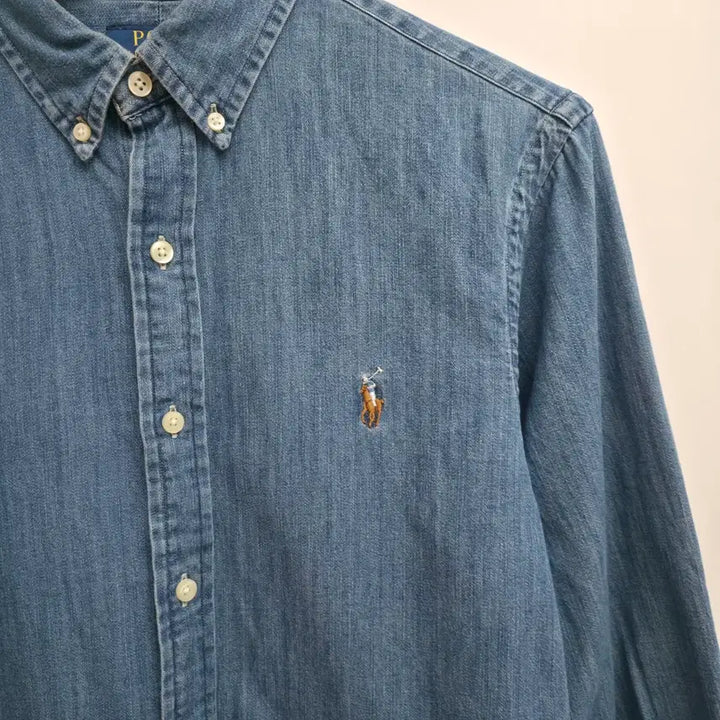 [SOLD OUT] [S] 폴로 랄프로렌 데님 셔츠 신형 큐알택