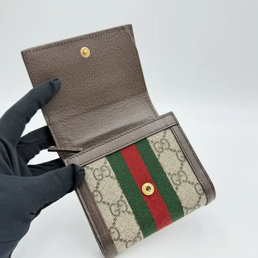 [BUNJANG] Gucci Ophidia Card Case Wallet / 구찌 GG 오피디아 카드 케이스 반지갑 598662 지갑
