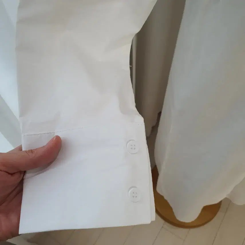 [SOLD OUT] 새상품) 화이트 빅카라 프릴 롱원피스 55~77