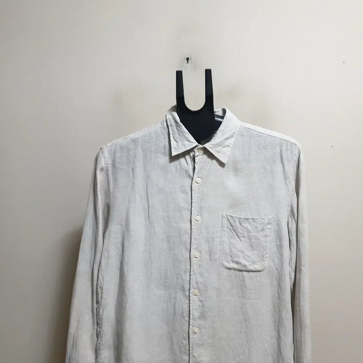 [BUNJANG] Uniqlo Linen Shirt (Size 100) / 유니클로 마 남방셔츠/100