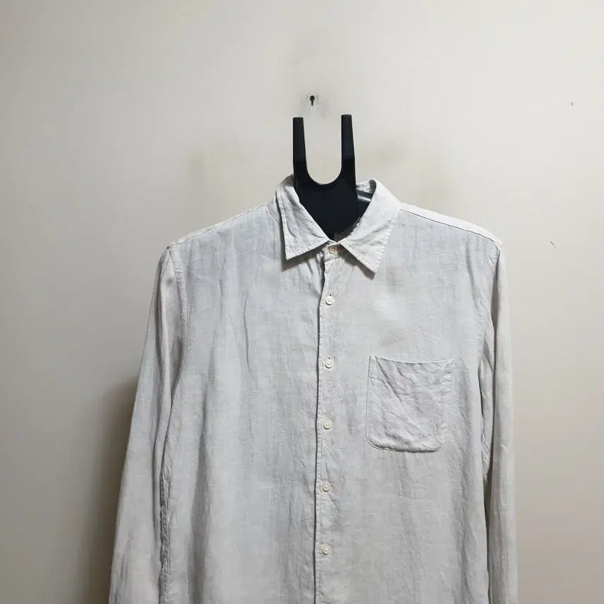 [BUNJANG] Uniqlo Linen Shirt (Size 100) / 유니클로 마 남방셔츠/100