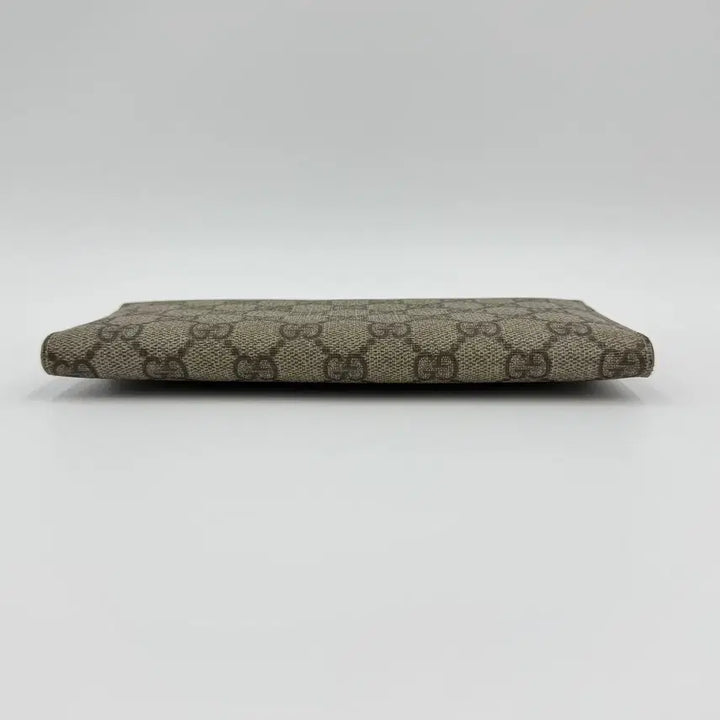 [BUNJANG] Gucci GG Logo PVC Long Wallet / 구찌 GG로고 PVC 장지갑 브라운 256926