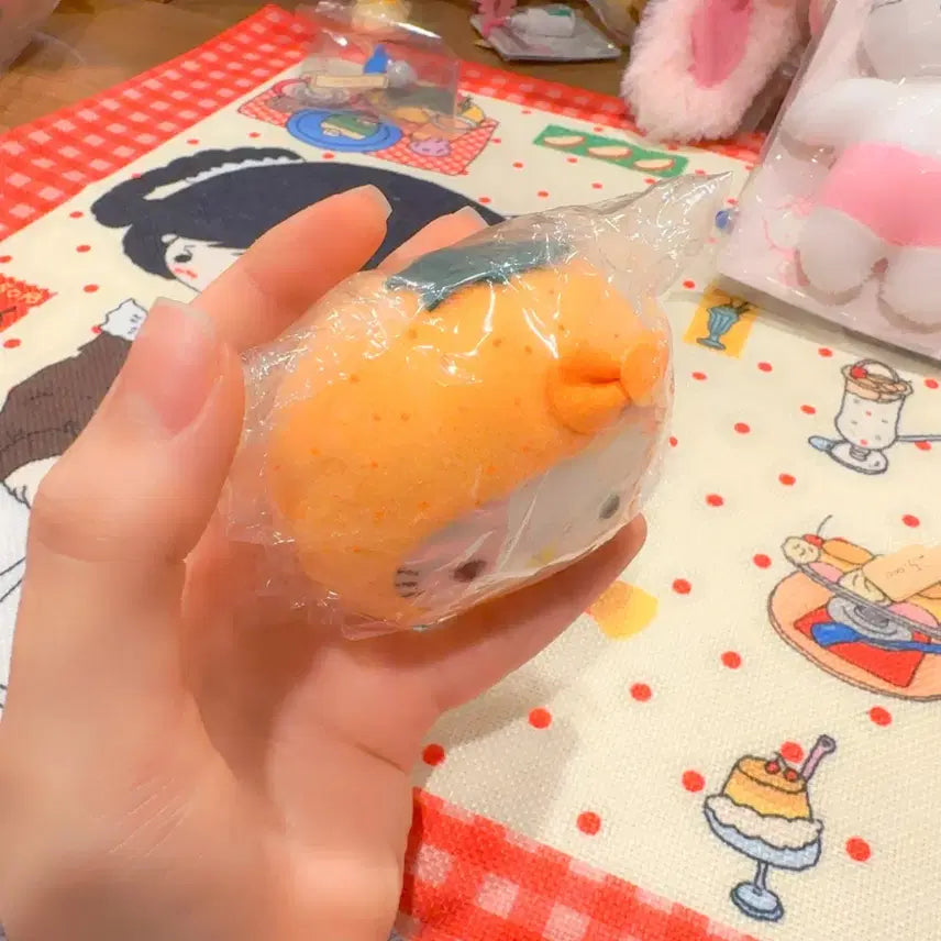 [BUNJANG] Sanrio Hello Kitty Orange Doll / 고전 산리오 헬로키티 귤 오렌지 인형