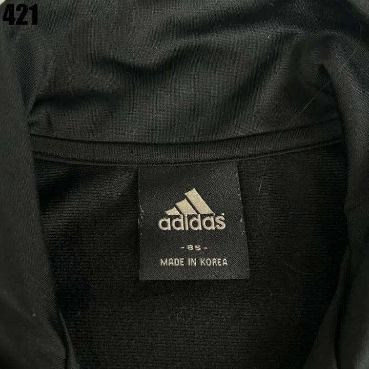 [BUNJANG] Adidas Black Three-Stripe Track Top / 아디다스 블랙 삼선 트랙탑