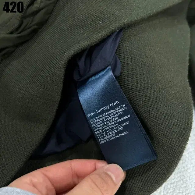 [BUNJANG] Tommy Hilfiger Khaki Field Jacket / 타미힐피거 카키색 야상 점퍼