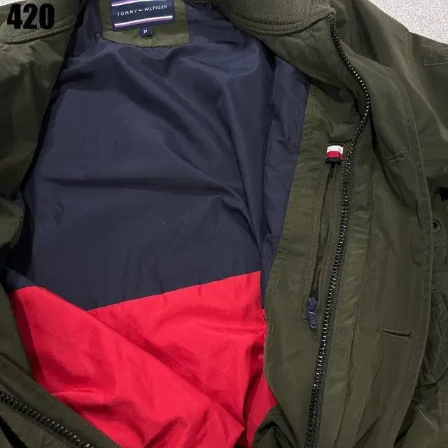 [BUNJANG] Tommy Hilfiger Khaki Field Jacket / 타미힐피거 카키색 야상 점퍼