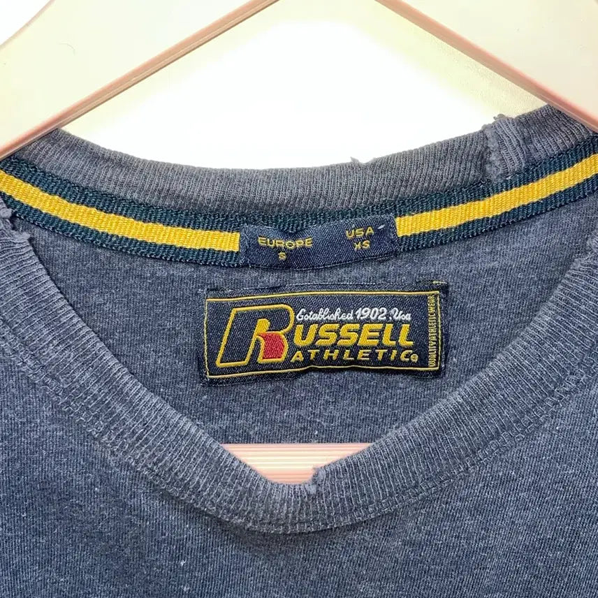 [BUNJANG] Russell Athletic Wildcats Navy Short Sleeve T-shirt / 러셀 와일드캣츠 반팔 티셔츠 네이비