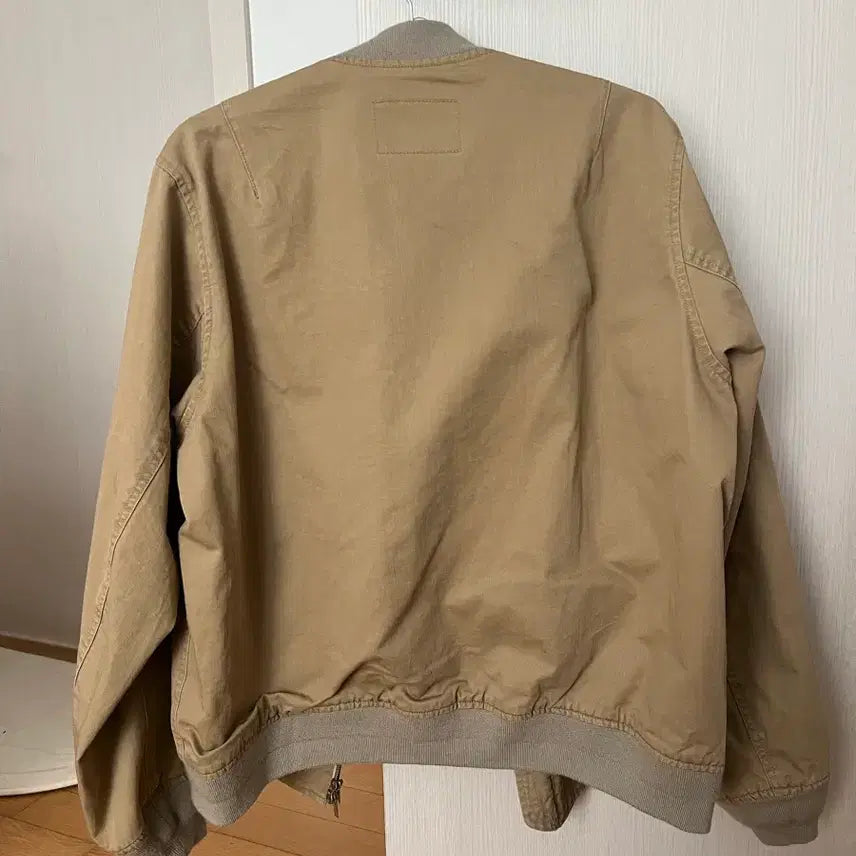 [BUNJANG] POTTERY Beige Bomber Jacket (Size 1) / POTTERY 베이지색 봄버 자켓 1사이즈