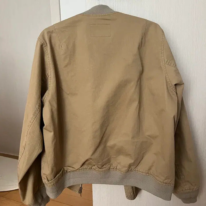 [BUNJANG] POTTERY Beige Bomber Jacket (Size 1) / POTTERY 베이지색 봄버 자켓 1사이즈