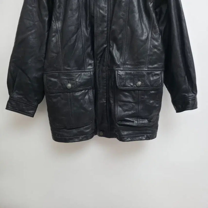 [BUNJANG] Yves Saint Laurent Leather Jacket / [L] 입생로랑 레더 자켓 (내피,퍼 탈부착)