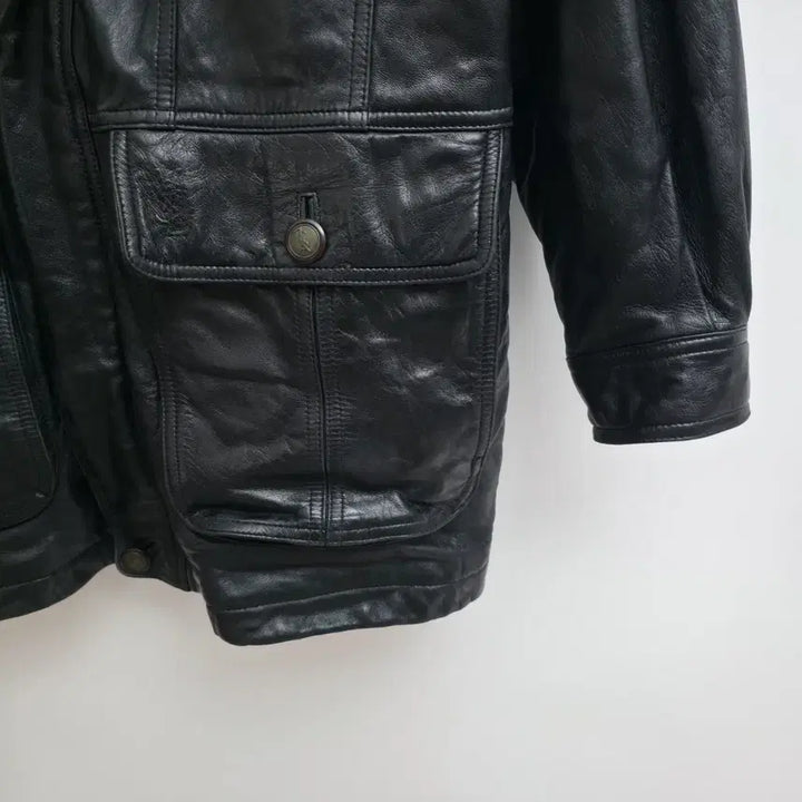 [BUNJANG] Yves Saint Laurent Leather Jacket / [L] 입생로랑 레더 자켓 (내피,퍼 탈부착)