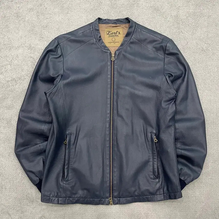 [BUNJANG] EARLS Vintage Two-Way Lambskin Blouson Jacket / 40 Jpn 빈티지 EARLS 양가죽 블루종 투웨이 자켓