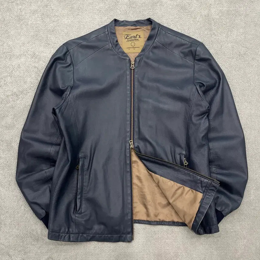 [BUNJANG] EARLS Vintage Two-Way Lambskin Blouson Jacket / 40 Jpn 빈티지 EARLS 양가죽 블루종 투웨이 자켓