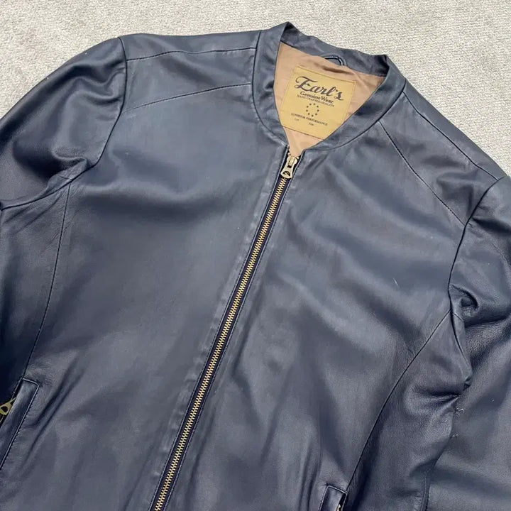 [BUNJANG] EARLS Vintage Two-Way Lambskin Blouson Jacket / 40 Jpn 빈티지 EARLS 양가죽 블루종 투웨이 자켓