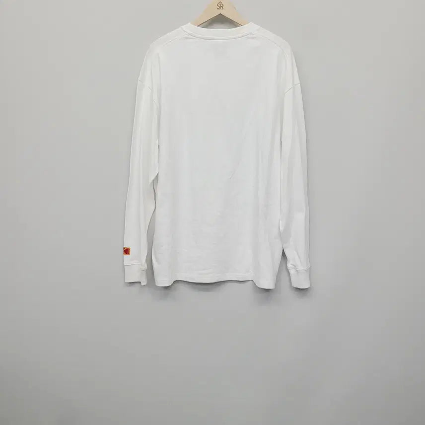 [BUNJANG] Kodak Rainbow Long Sleeve T-Shirt White XL / 코닥 정품 레인보우 긴팔 티셔츠 화이트 105(XL) 오버핏