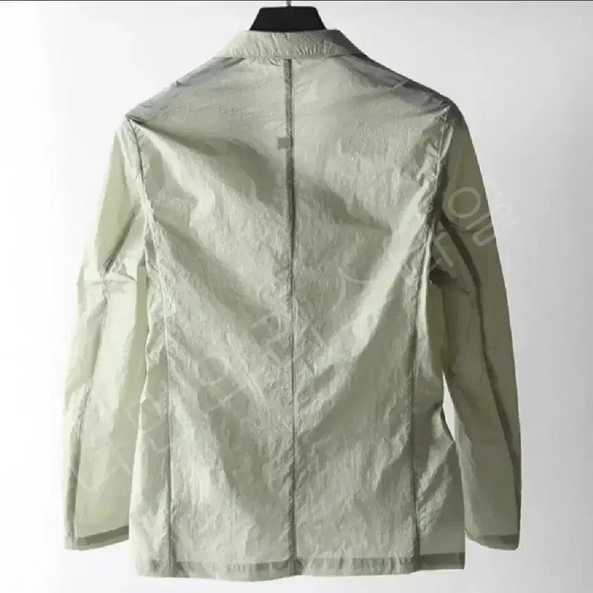 [BUNJANG] Blazer Windbreaker Jacket (Gray) - Men&