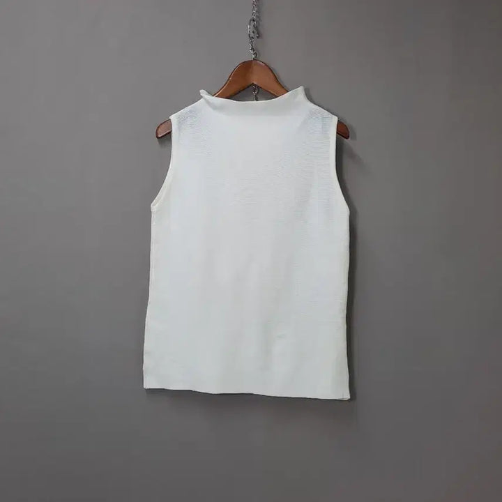 [SOLD OUT] 화이트  민소매 니트