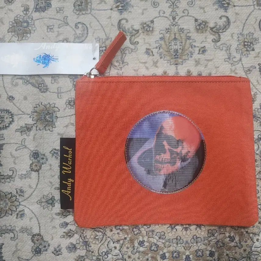 [BUNJANG] Andy Warhol Hologram Mini Pouch / (새상품) 앤디워홀 스컬 홀로그램 미니 파우치