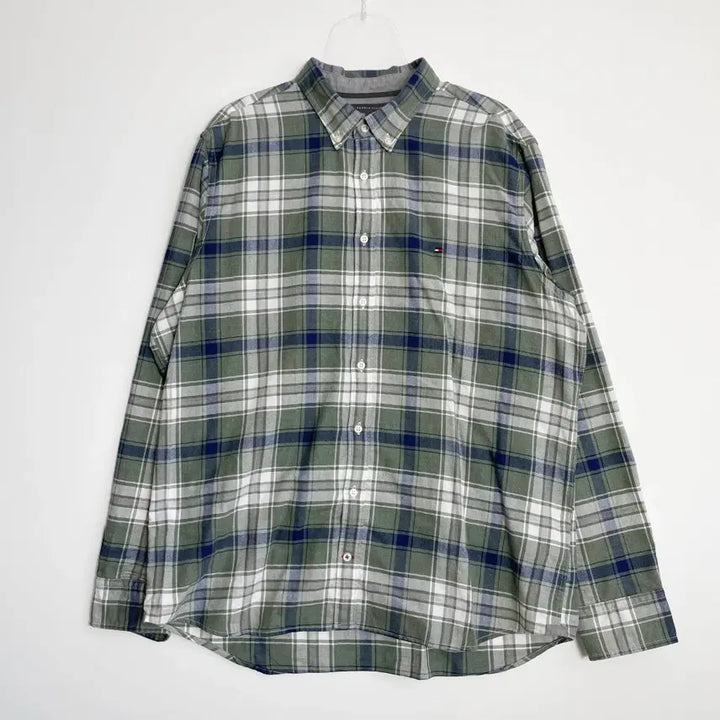 [BUNJANG] Tommy Hilfiger Checkered Shirt XXL / C1 타미힐피거 체크 셔츠 XXL사이즈