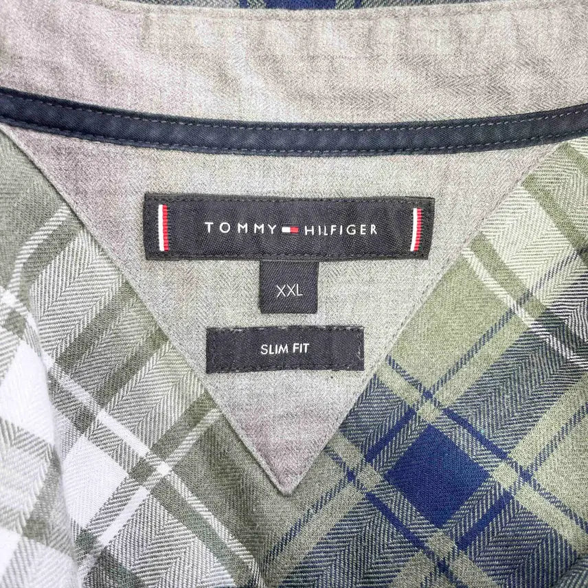 [BUNJANG] Tommy Hilfiger Checkered Shirt XXL / C1 타미힐피거 체크 셔츠 XXL사이즈