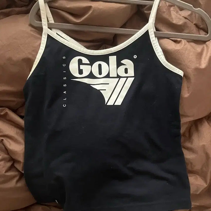 [BUNJANG] Gola Navy Sleeveless T-shirt / Gola 골라 네이비 민소매
