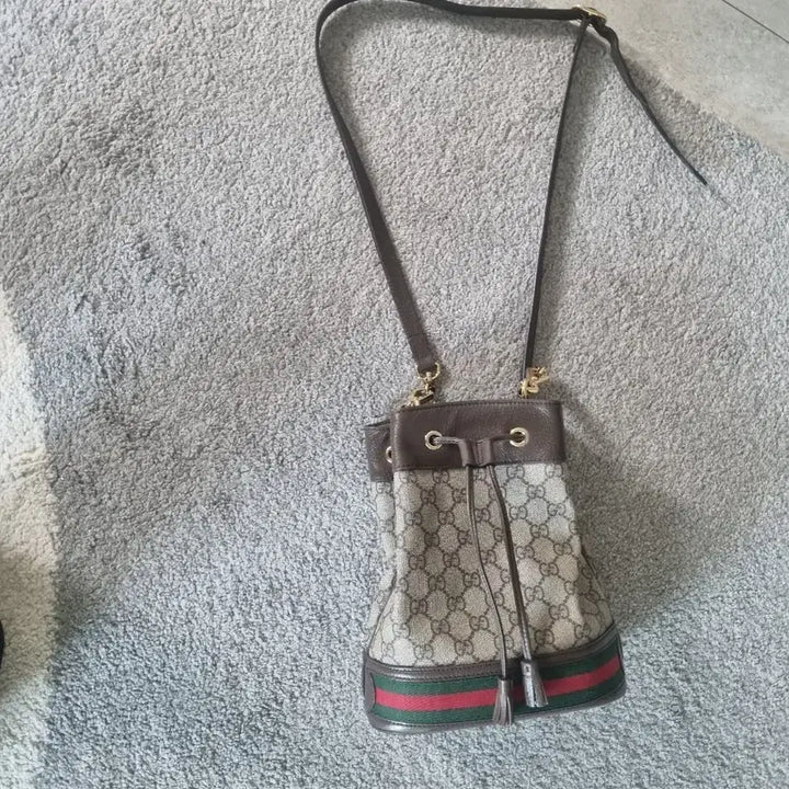 [BUNJANG] Gucci Crossbody Bag / 구찌 GG 버킷백