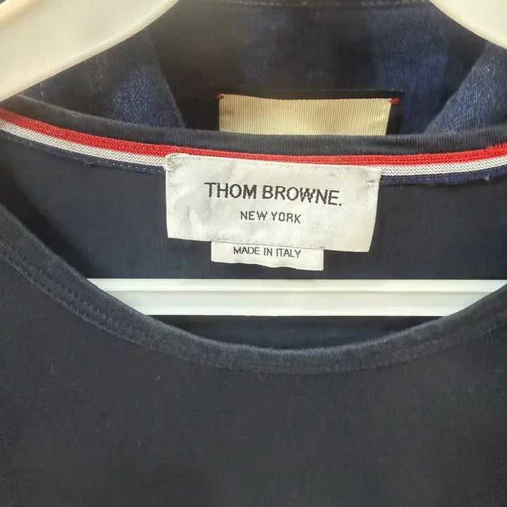 [BUNJANG] Thom Browne Jersey Pocket Short Sleeve T-shirt / 4/105 정품 톰브라운 저지포켓 반팔 팝니다