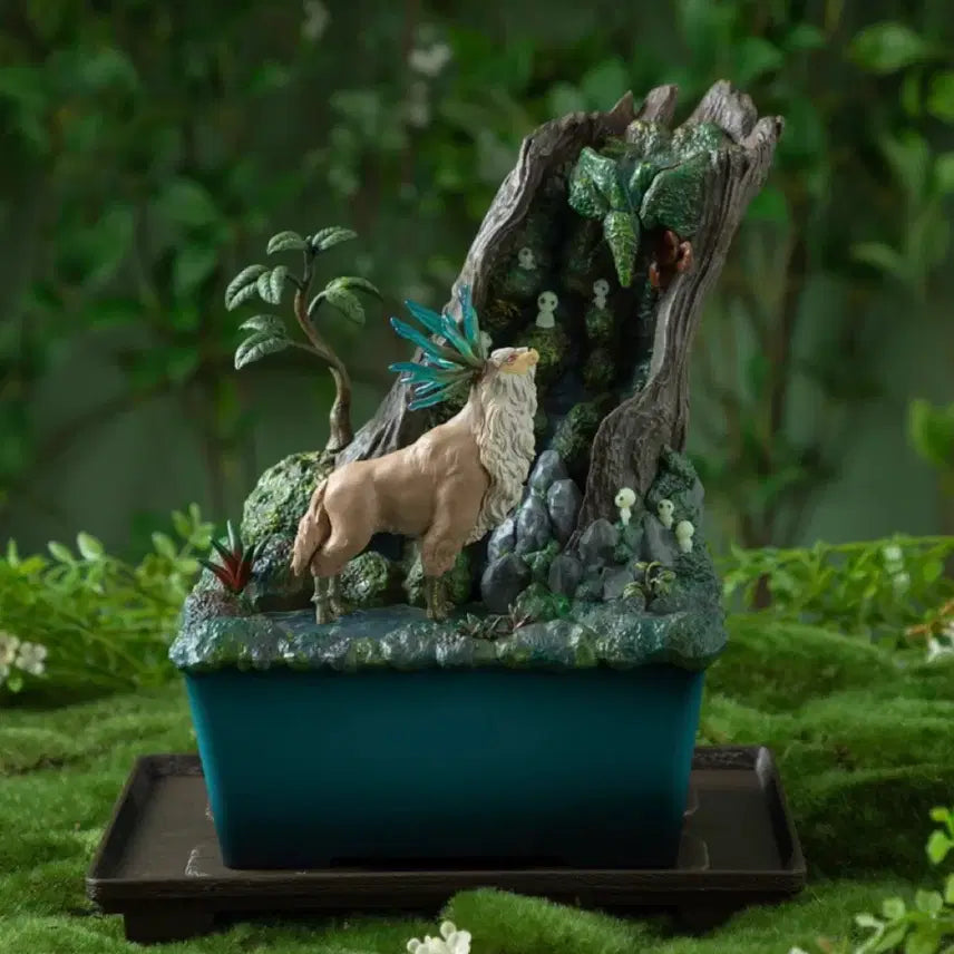 [BUNJANG] Ghibli Princess Mononoke Water Garden Figure / (미사용) 일본 한정판 모노노케히메 워터가든 원령공주 지브리 피규어