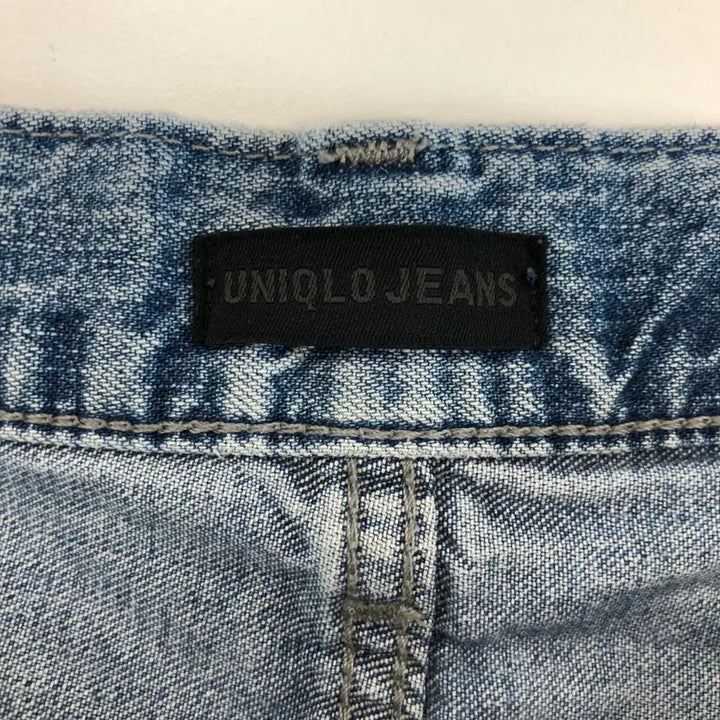 [SOLD OUT] 유니클로 레귤러 중청 데님진 30-31