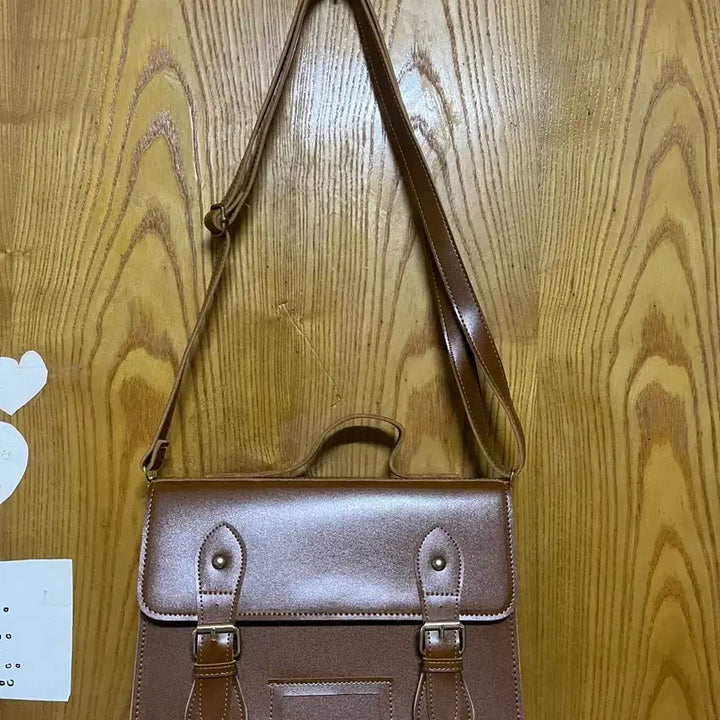[SOLD OUT] 브라운 레더 사첼백 크로스백