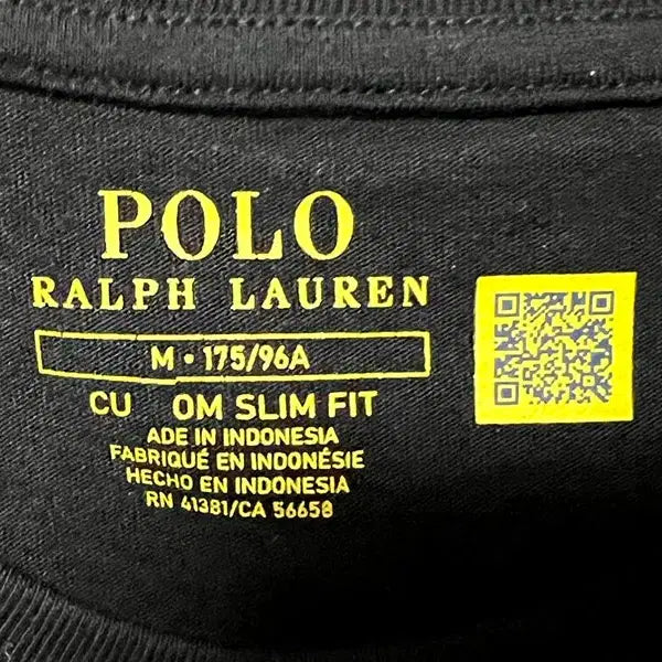 [BUNJANG] Polo Ralph Lauren White Pony T-shirt / POLO 폴로 남자 반팔티 화이트포니 새상품 블랙 캐주얼 M 95-100