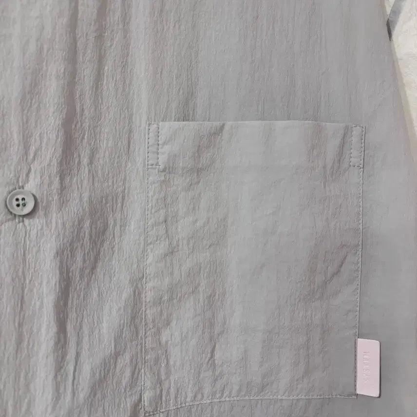 [BUNJANG] System Homme Zico Back Print Linen Shirt / (지코셔츠 상태최상) 한섬 시스템옴므 백프린팅 오버핏 반팔 셔츠