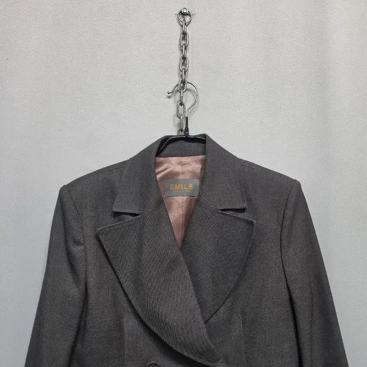 [BUNJANG] EMILE Double Breasted Blazer / EMILE 에밀 벨트 더블 브레스트 자켓