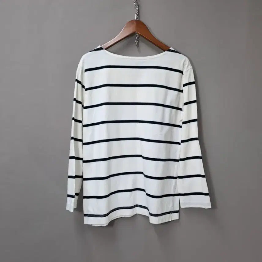 [BUNJANG] Striped Long Sleeve T-shirt / 스트라이프 긴팔 티셔츠
