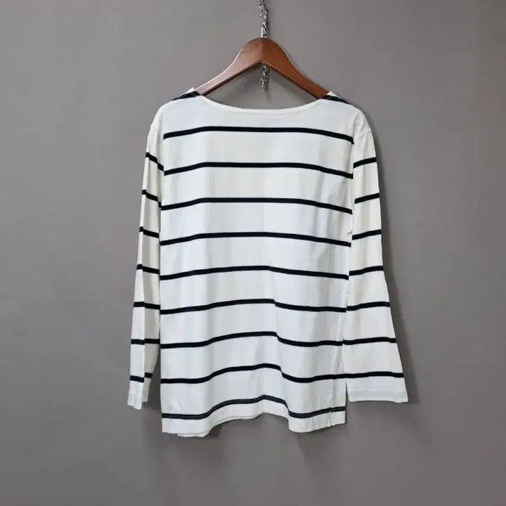 [BUNJANG] Striped Long Sleeve T-shirt / 스트라이프 긴팔 티셔츠