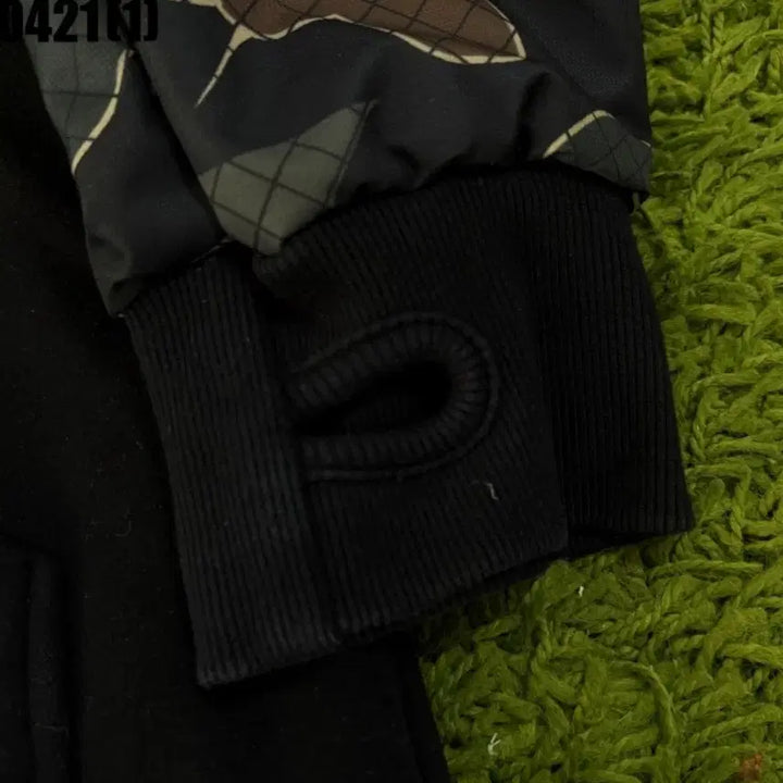 [BUNJANG] HKR Hikaru Camouflage Pattern Hooded T-shirt XL / HKR 히카루 보드복 블랙 카모플라쥬 후드티 XL