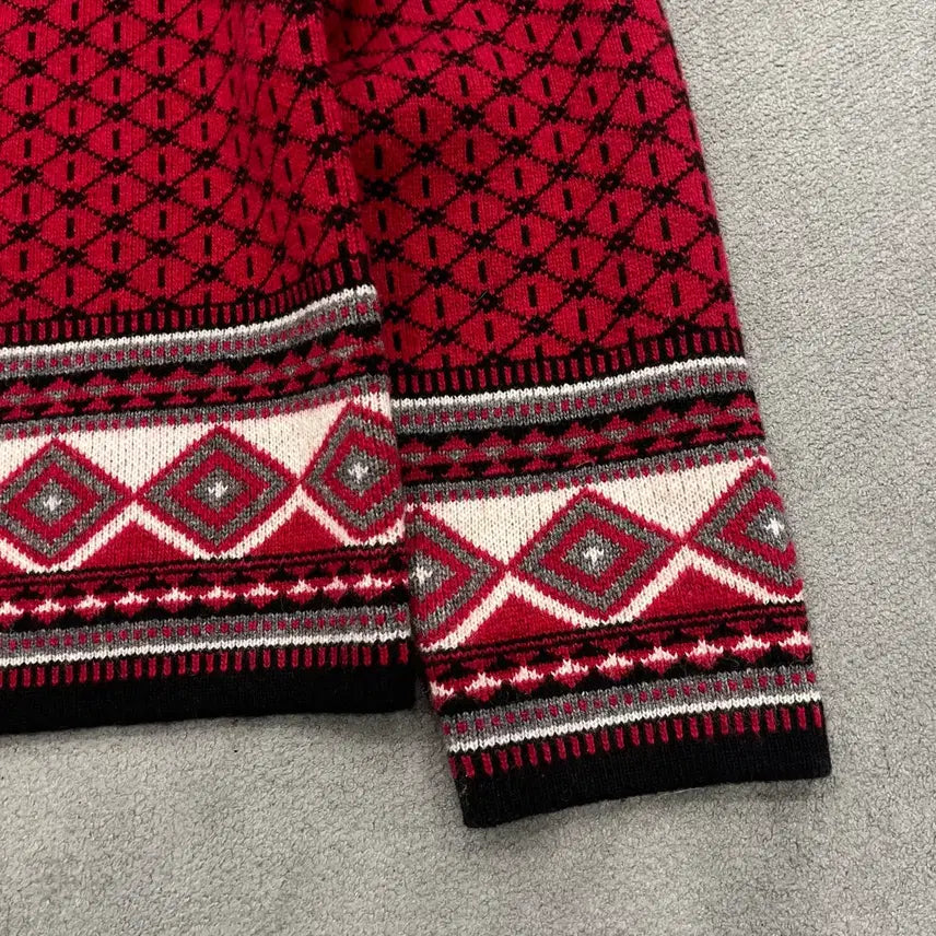 [BUNJANG] 85 Juicy Judy Nordic Pattern Cardigan / 85 쥬시주디 노르딕 패턴 가디건