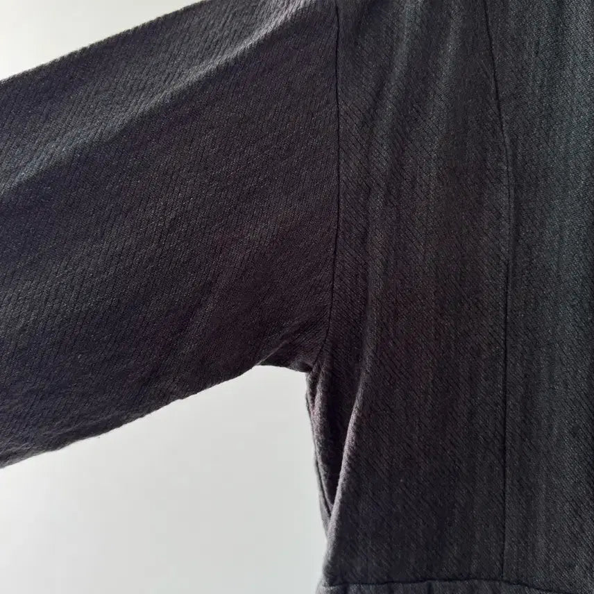 [BUNJANG] Ncssry Linen V-neck Jumpsuit Black / 네세서리 ncssry 린넨 브이넥 점프수트 블랙