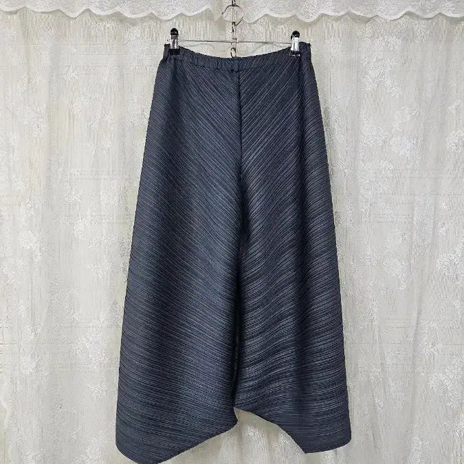 [SOLD OUT] 플리츠 주름 와이드 팬츠 그레이