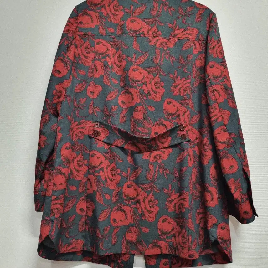 [BUNJANG] Pautre Rose Pattern Long Sleeve Shirt Jacket / 뽀뜨레 장미꽃무늬 긴팔 셔츠 자켓77