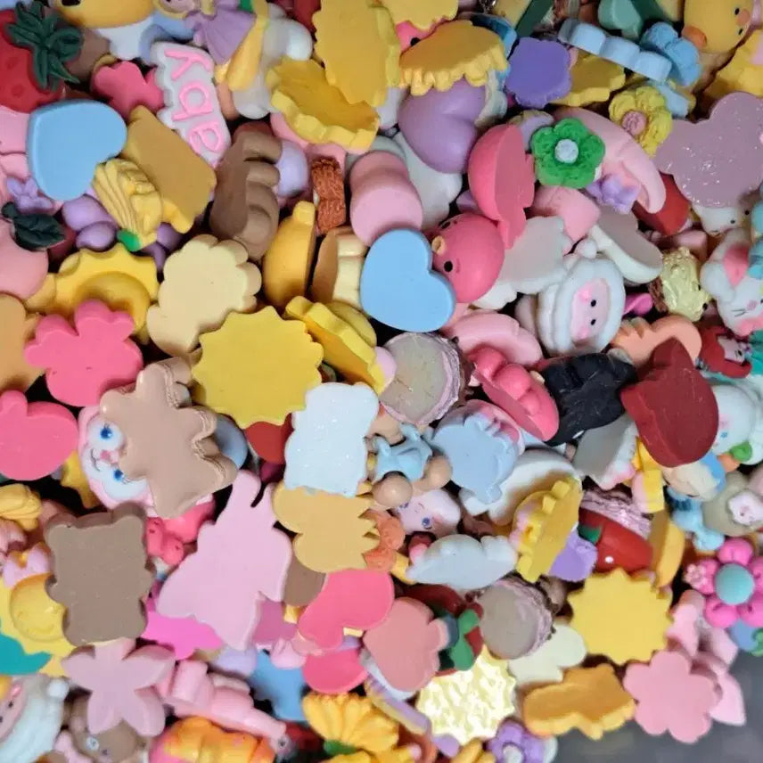 [BUNJANG] A13 Deco-den Parts Mix - 240 Pieces Random / A13 데코덴 파츠 믹스 탑꾸재료 240개당 랜덤