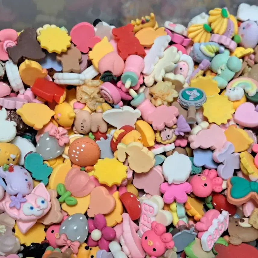 [BUNJANG] A13 Deco-den Parts Mix - 240 Pieces Random / A13 데코덴 파츠 믹스 탑꾸재료 240개당 랜덤