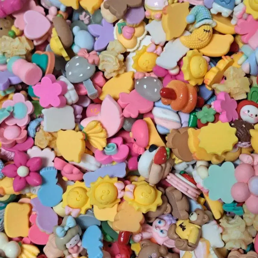 [BUNJANG] A13 Deco-den Parts Mix - 240 Pieces Random / A13 데코덴 파츠 믹스 탑꾸재료 240개당 랜덤