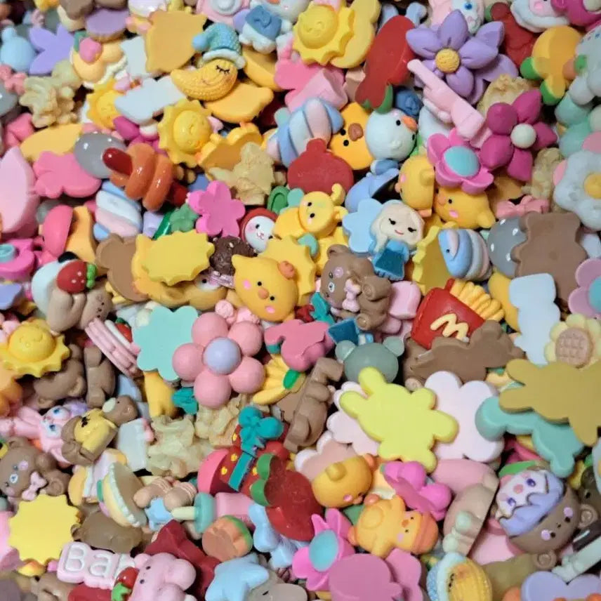 [BUNJANG] A13 Deco-den Parts Mix - 240 Pieces Random / A13 데코덴 파츠 믹스 탑꾸재료 240개당 랜덤
