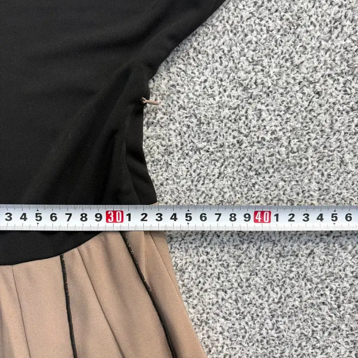 [BUNJANG] Max Mara Pleated Color Block Dress / 실측 막스마라 배색 플리츠 원피스 0420J