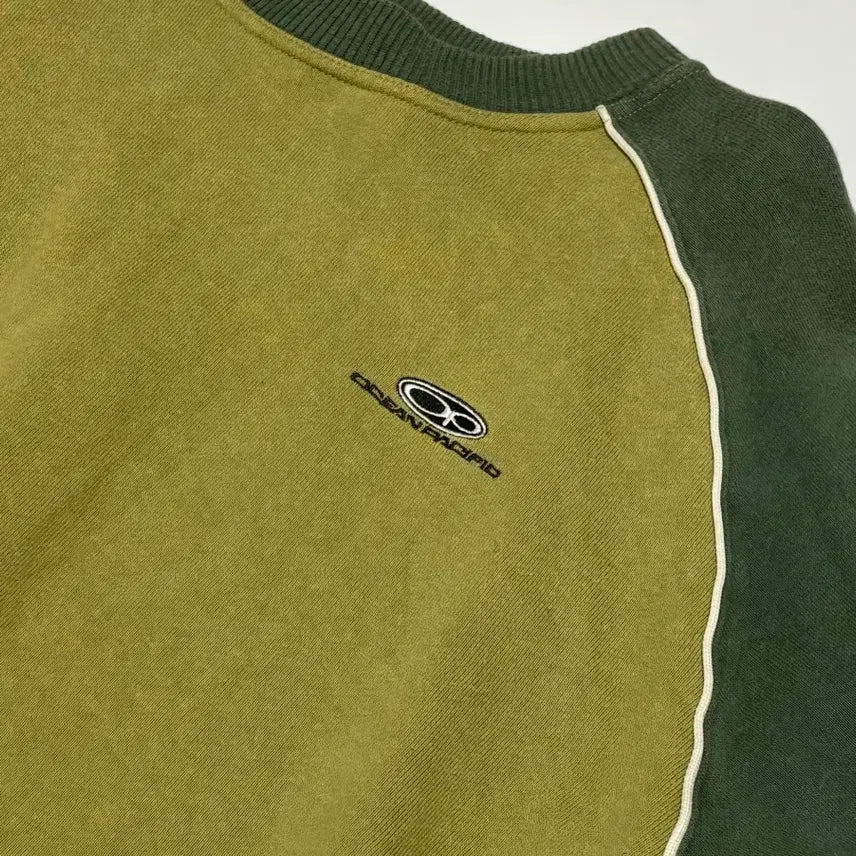 [BUNJANG] Ocean Pacific Two-Tone Raglan Sweatshirt / 오션퍼시픽(OP) 투톤 라글란 맨투맨